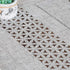 ARTABLE Farmhouse Rectangle Table Runner, Gray, 16 x 120 Inch, Well-Trimmed Edge for Indoor and Outdoor Dining