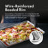New Star Foodservice Commercial-Grade Aluminum Sheet Pan & Silicone Baking Mat Set, 9" L x 13" W
