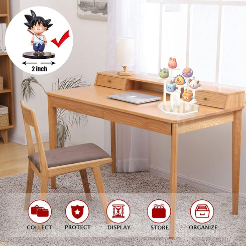 7-Tier. Acrylic Display Stand for Figures, Collectibles, Toys and Dolls, Jewelry, Action Figures Collection Organizer