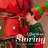 Handy Laundry Christmas Ornament Storage - Holds Up to 64 Ornaments, Adjustable Dividers, Red Storage Box