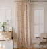 RoomTalks 96 Inches Boho Farmhouse Living Room Curtain Privacy Linen Fabric, Cute Vintage Floral Botanical Aesthetic