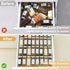 28 216 4 Drawers,Cabinets,Countertops,13" 15.8" Spice Drawer Organizer with Spice Jars and Labels,Non-slip Rubber