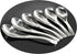 Set of 6 Functional Heavy-Weight Stainless Steel Soup Spoons, 6.5 x 1.8 Inches, Modern Look