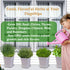 DESAI Garden 9 27 Indoor Herb Garden Kit, Non-GMO Seeds with Reusable Pots, Planter DIY Grow Kits for Growing Herbs