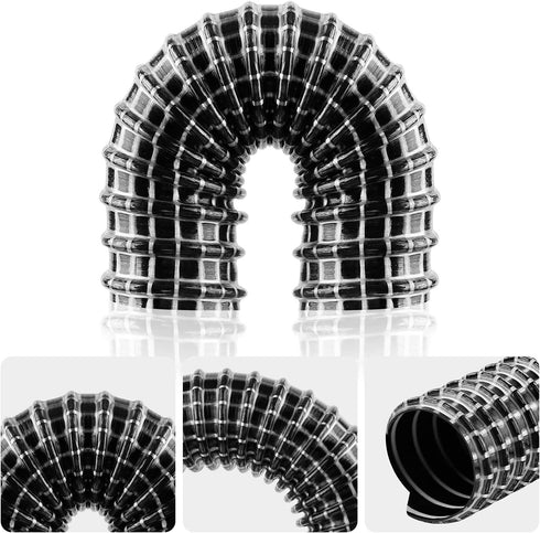 Vacuum Replacement Parts for Shark Rocket Vacuum Cleaner Models HV300, HV302, HV320, HV321, Lower Nozzle Hose (2 Pack)