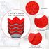 8 Pieces Microwave Safe Bowl Holders, Pot Holder for Hot Soup, Food, Meals (Red, Grey)