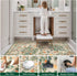 Lanffia 5x7 Botanical Washable Area Rug, Soft Whimsical Non Slip Rugs for Nursery, Beige Tree Plant Indoor Floor Throw