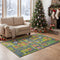 Merelax 3x5 Kids Car Area Rug, Grey Green Area Road Rugs for