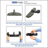 Bumper Guard for Vacuum Floor Brush, Available in 2 Sizes, Small fits Front Width: 11" to 14"