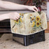 Butterfly Sunflower Retro Toaster Dust Cover for 4 Slice Microwave Oven Grill, Stain Resistant with Top Handle