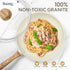 MICHELANGELO Frying Pan, 8 Inch with Nonstick Granite Coatings, Healthy & Non-Toxic Frying Pan