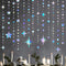 Iridescent Party Decorations, Star Circle Dot Paper Garland Banner for Kids Birthday, Baby Shower, Wedding, Festival