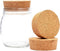 Juvale Large Tapered Cork Pucks & Plugs - Size #48, 3-Pack, 3.48 x 3.27 x 1.29 in Wide Cork Stopper for Sealing Jars &