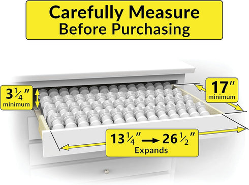 4 LYNK PROFESSIONAL Expandable Organizer - Heavy Gauge Steel Tier Spice Rack Insert Tray for Spice Jars, Herbs