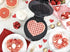 Mini Waffle Maker 4 Inch Plate - Heart Pink Non-Stick Waffle Iron for Hash Browns, Keto Chaffles, Snacks, Sandwich