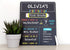 Kate & Milo First and Last Day of School Reversible Chalkboard, Reusable Photo Sharing Prop