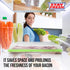 Stay Fresh Bacon Keeper, 1lb Plastic Container for Refrigerator, Preserves Freshness, Prevents Spoilage, No Mess Storage