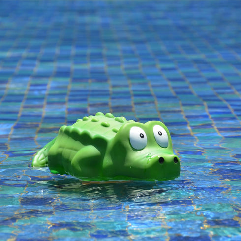 XY-WQ Chlorine Floater - Floating Pool Chlorine Dispenser (Alligator) for 1 and 3 Inch Tablets