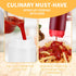 GouZaak 3pcs 24oz Inverted Condiment Squeeze Bottles, Leak-proof Refillable Sauce Container for All Types Liquid
