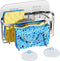 HapiRm Multifunctional Adhesive Kitchen Sink Organizer with M-Shaped, 2 Installation Methods Kitchen