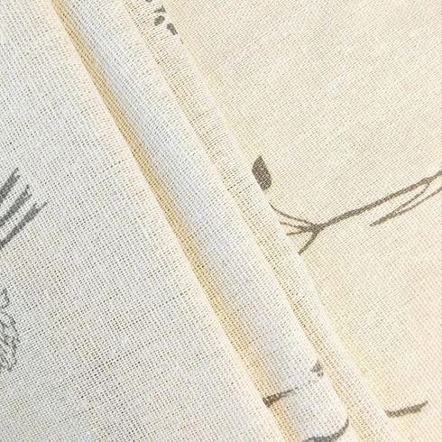 Wildflower,23.663 Inch) Coffee Table Cloth Rustic Style Living Room Center End Table Cover with Pocket, Cotton Linen