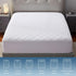 SLEEP ZONE Waterproof Mattress Protector Pad Queen Machine Washable, Breathable Mattress Topper with Deep Pockets