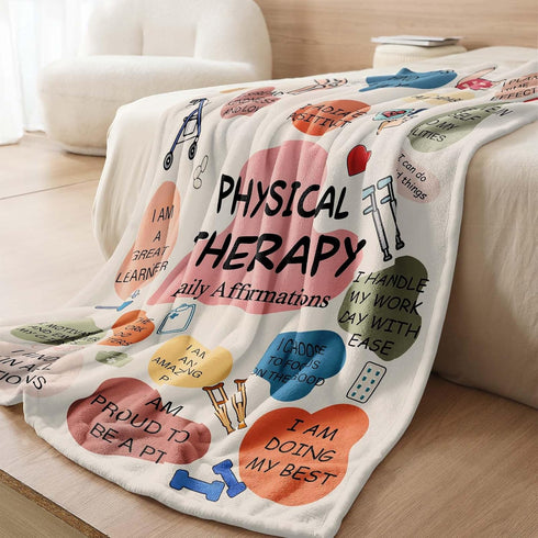 Givetoyou 60inx50in Physical Therapist Gifts, Gifts for PT On National Physical Therapy Month, Birthday Christmas