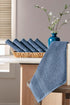 Ozdilek 6-Piece Set 13x13 100% 6 Washcloth Towels Turkish Cotton, Soft, Absorbent, Gentle on Sensitive Skin