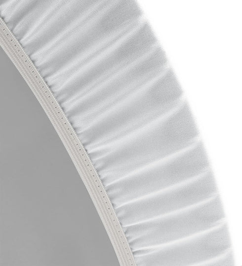 Obstal Fitted Round Table Cloth, Reversible Waterproof Stain Resistant Table Cover for Round Tables