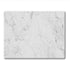CounterArt White Marble Design Tempered Glass Cutting Board, 10"x8", Heat Tolerant and Dishwasher Safe