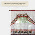 Printed Tier and Swag Window Curtain Set, 57 Inch Width, 36 Inch Length, Rooster, Machine Washable