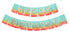 Meri Meri Rainbow Fringe Happy Birthday Banner, 8' Party Garland with Excess Cord for Celebration