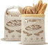 Eruidar Beeswax Bread Bags for Sourdough & Homemade Bread (2 Pack), XL 13"x17"
