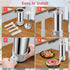 4 Inches BBQ(2.2LB) Sausage Stuffer with Different Stuffing Tubes, Manual Sausage Maker, Homemade Sausage Machine