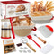 SWIMMORY Sourdough Starter Kit,Gift for Bakers Sourdough Bread Baking Supplies,34oz Starter Jar, 2