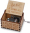 Small O Come All Ye Faithful Wood Music Box, Gifts for Christian Women Men, Religious Wooden Boxes Presents