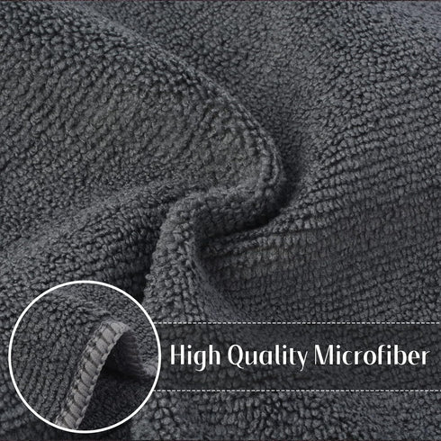 12inchx12inch 20 Pack SINLAND Microfiber Rag Absorbent Cleaning Cloth Kitchen Dish Cloth Quick Dry Streak Free Dish