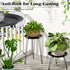 1 Pack SUEH DESIGN Plant Stand Indoor, Metal Plant Stand Round Plant Table Heavy Duty Plant Stool Tall Flower Pot