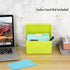 BTSKY 1 Pack 4 x 6 inch Index Card Box - Plastic Storage Organizer for Recipes, Note Cards, and Flashcards