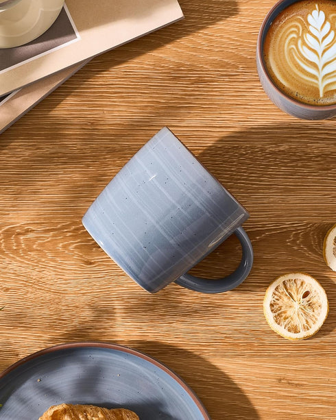 Set 6, 13 oz Set famiware Coffee Mugs of Meteor Ceramic Mug Cup with Handle for Coffee, Tea, Cappuccino, Latte, Milk