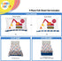 Set 4 Set Sunny Side Up Construction Zone Full Sheet - Piece Kids Bedding Includes Pillow Cover - Super Soft Trucks