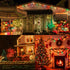 66ft 200 16 LAMPHOME Christmas Decorative Mini Lights, LED Green Wire Fairy Starry String Lights Plug in, Lighting