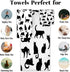 3 Sets, 1 1 1 Set Black Cats Piece Towel Bathroom Bath Towel, Washcloth, Hand Towel, Cotton Fast Dry Soft Absorbent
