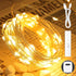 Lakumu 132FT(33 * 4) Fairy Lights Battery Operated, Rechargeable String Lights with