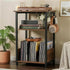 FurnPulse Record Player Stand with Vinyl Storage, 3-Tier Turntable Stand Table Holds 75+