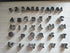 Mini Alphabet Number Cookie Cutters, 37 Pieces Stainless Steel Letter Mold Tools for Fondant, Cake, and Dough