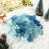 Jetec Sea Glass for Crafts, Flat Frosted Sea Glass Pieces for Beach Wedding Party Decor, Home Aquarium Supplies