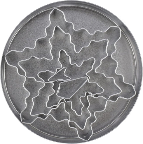 R&M International Snowflake Cookie Cutters, Assorted Designs, 5-Piece Set