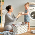 AmazerPad Closets,Bedrooms,Gifts Cute Mallard Duck Storage Basket Waterproof Canvas Toy Storage Bin Mallard Duck Room