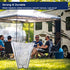 REMJUD 30-45 Outdoor Trash Bag Holder Stand,Metal Garbage Bag Holder for Gallon Bags,Leaf Bag Support Stand